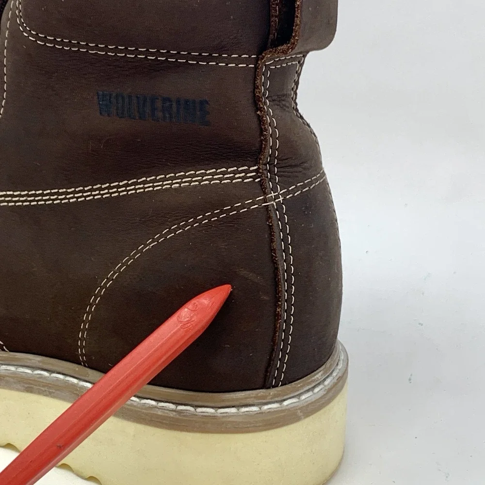 Wolverine Mens 11 Extra Wide Slip-Resistant W10744 Loader 6-Inch Wedge Boots